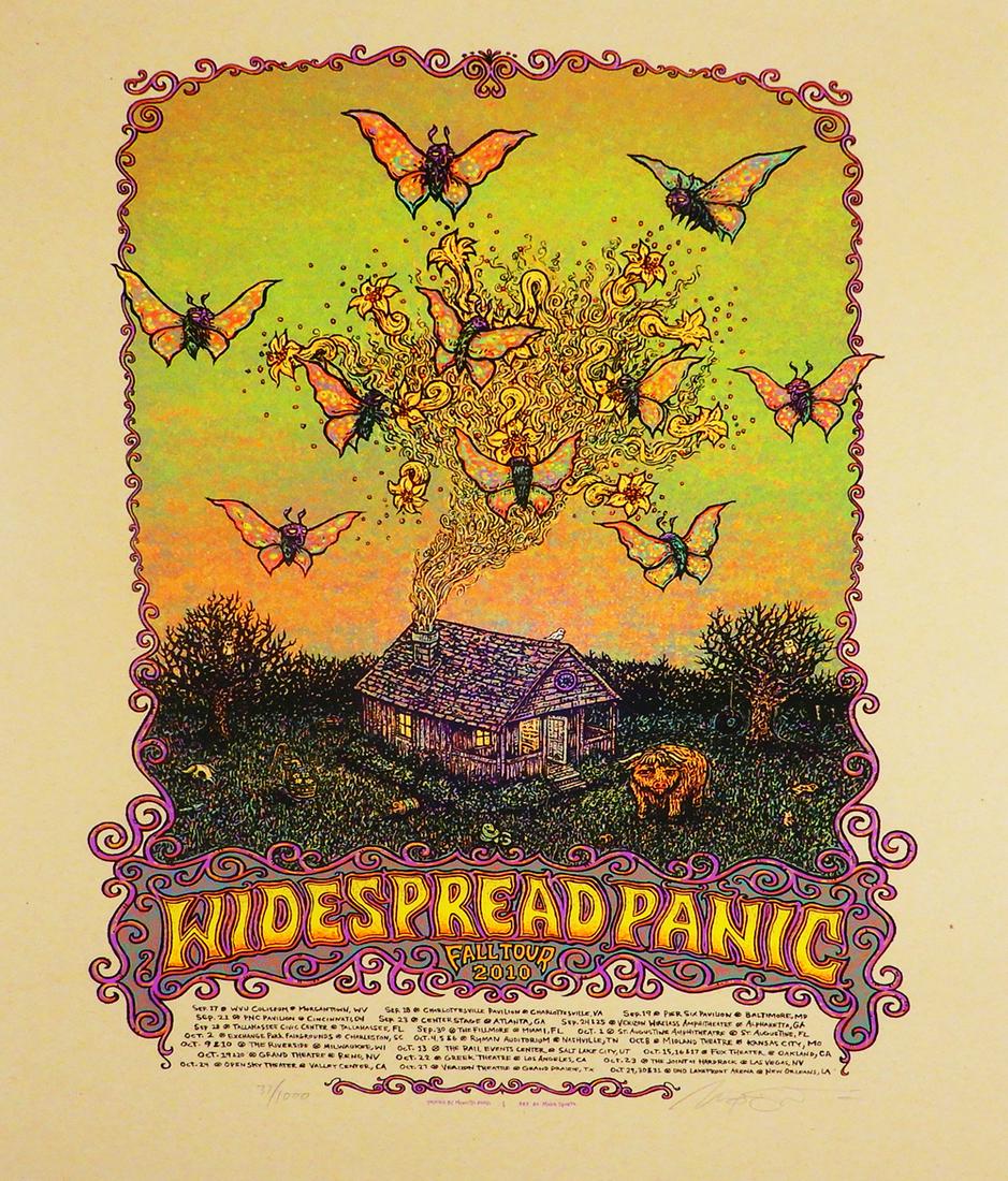 Widespread Panic Fall Tour 2010 concert poster (1 of 2)