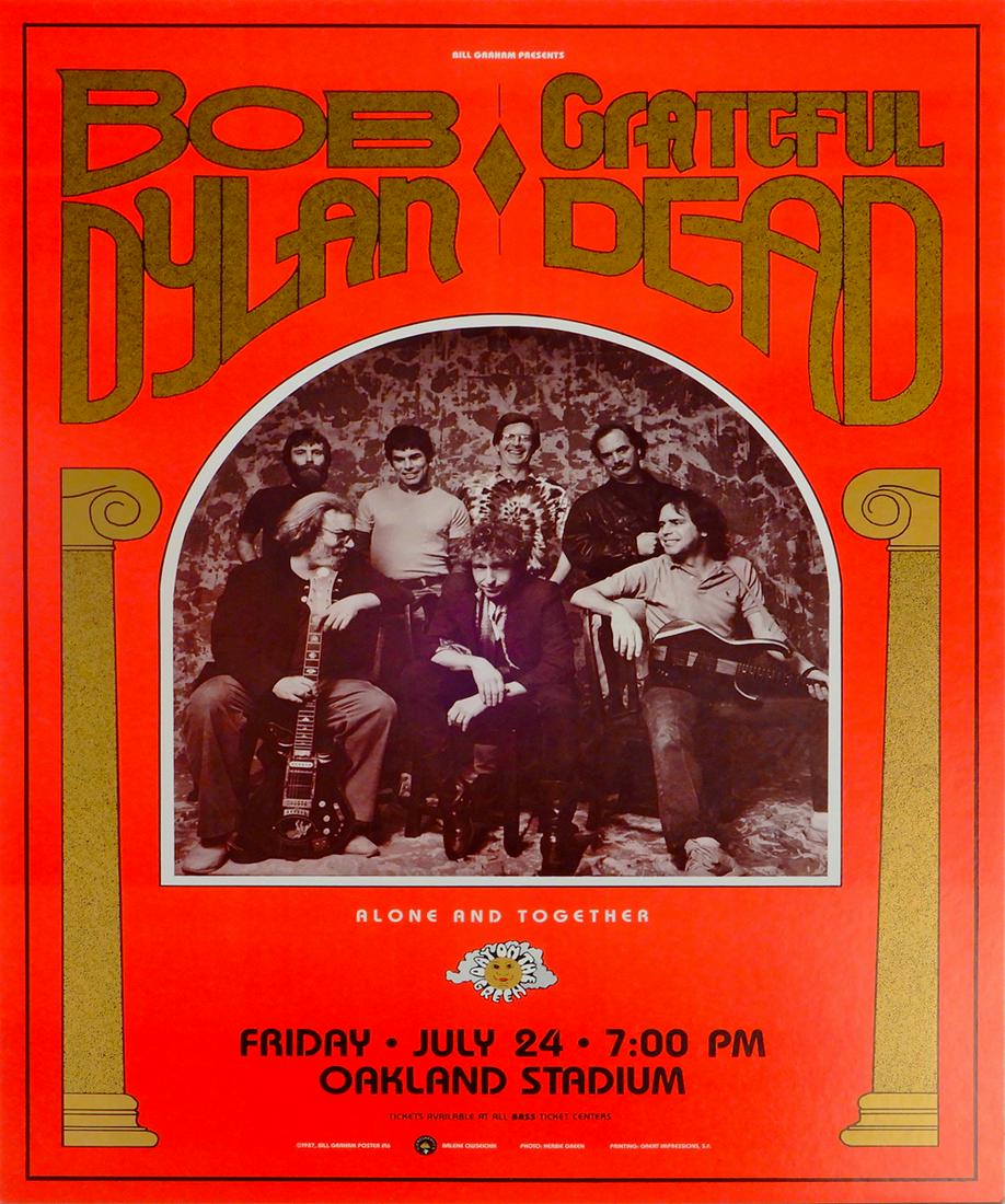Bob Dylan/Grateful Dead "Alone and Together" Oakland (1 of 1)