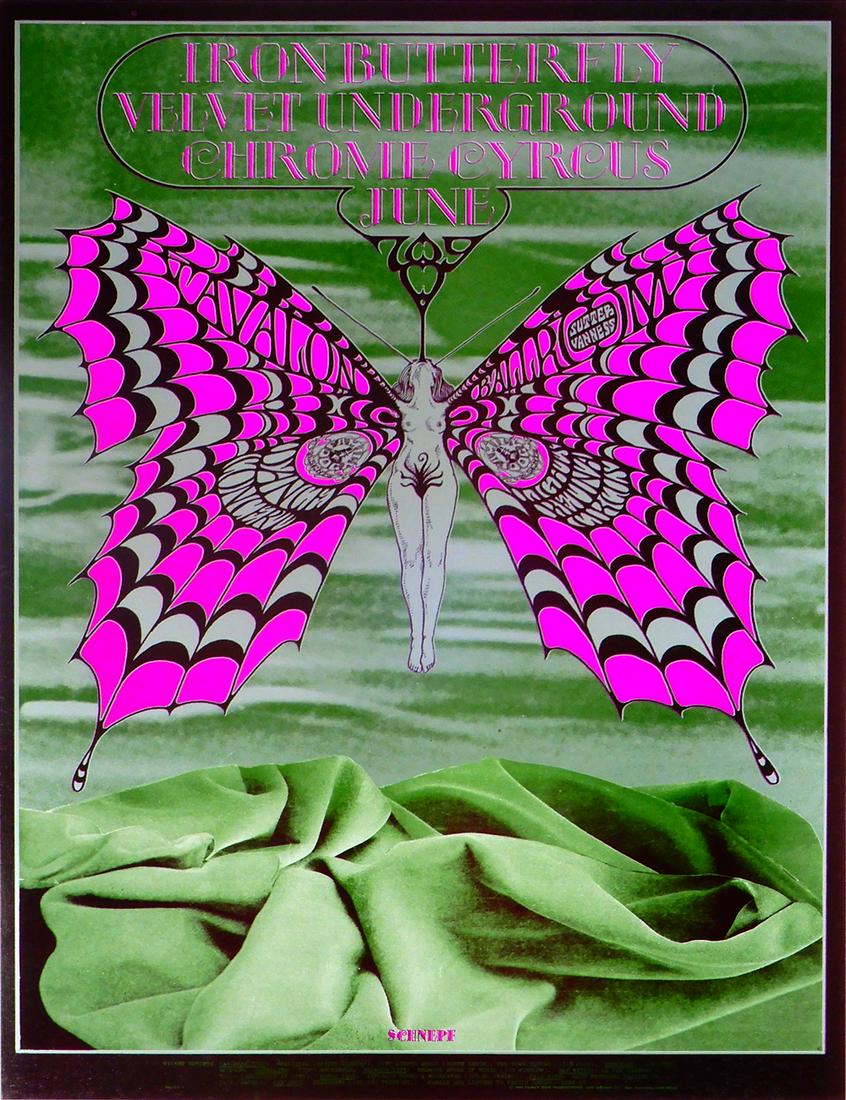 Iron Butterfly "Iron Butterfly" Avalon Ballroom concert (1 of 1)