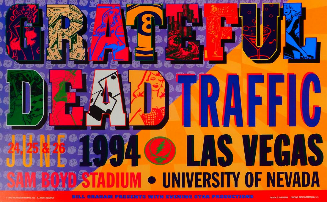 Grateful Dead Sam Boyd Stadium Las Vegas, NV. concert (1 of 1)