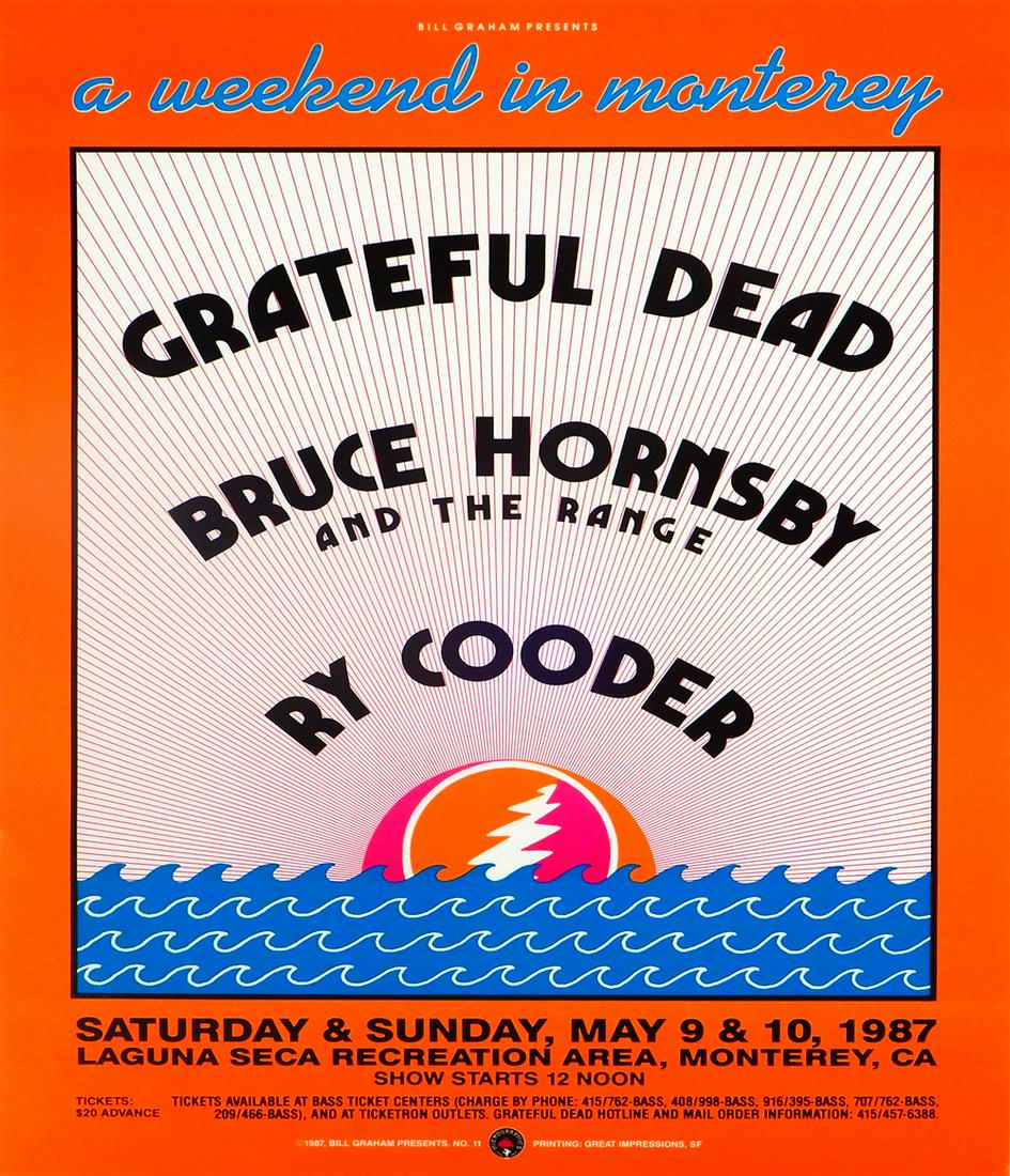 Grateful Dead "A Weekend in Monterey" Laguna Seca (1 of 1)