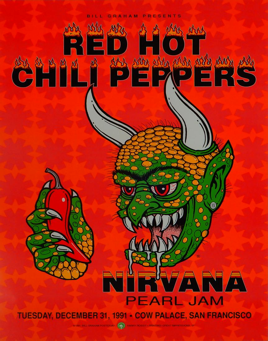 Red Hot Chili Peppers New Year's Eve Cow Palace San (1 of 1)