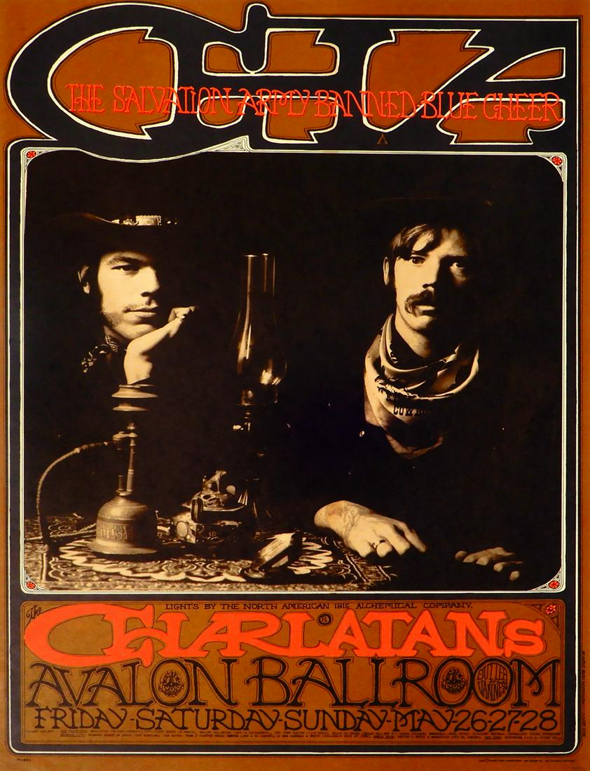 The Charlatans "CHA" Avalon Ballroom concert poster (1 of 1)