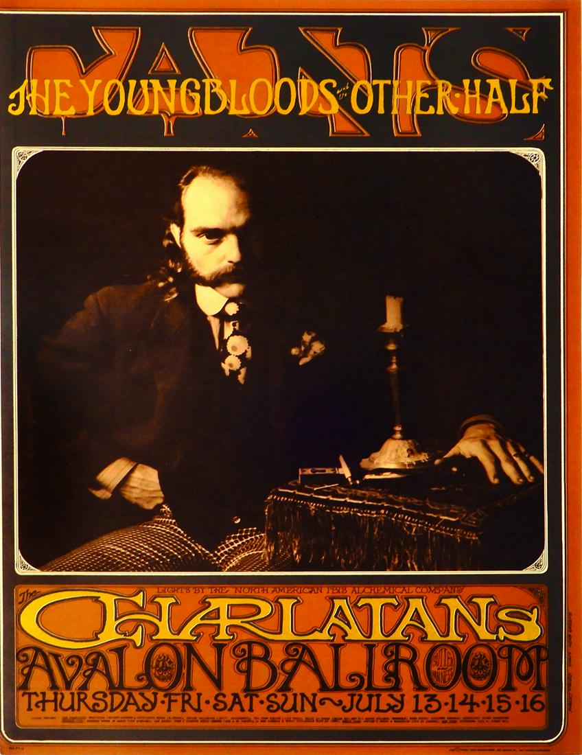 The Charlatans "ANS" Avalon Ballroom concert poster (1 of 1)