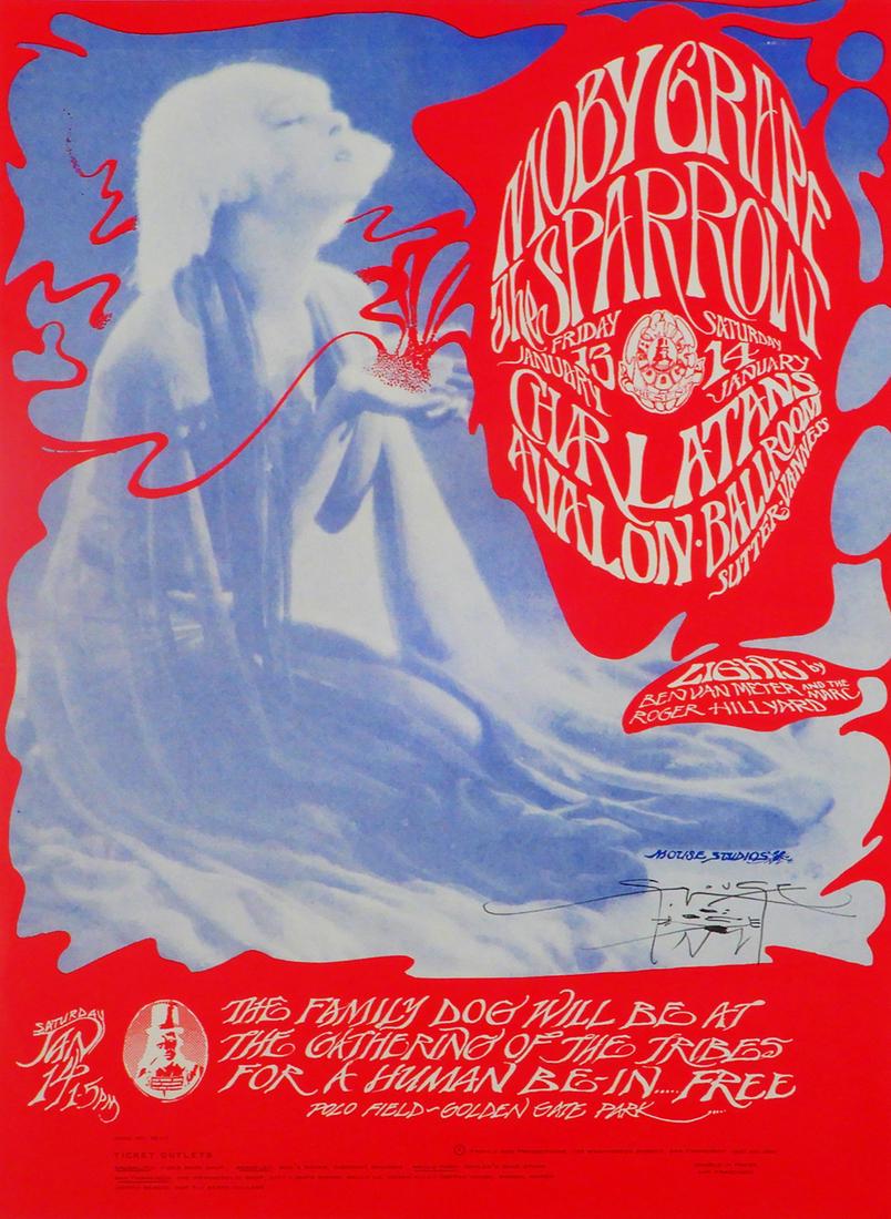 Moby Grape "Movie Star" Avalon Ballroom concert poster (1 of 2)