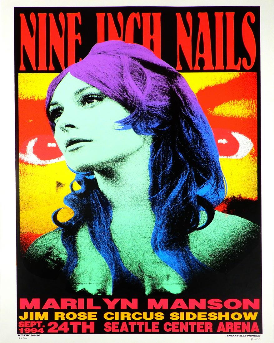 Nine Inch Nails "Sharon Tate" Seattle Center Arena (1 of 1)