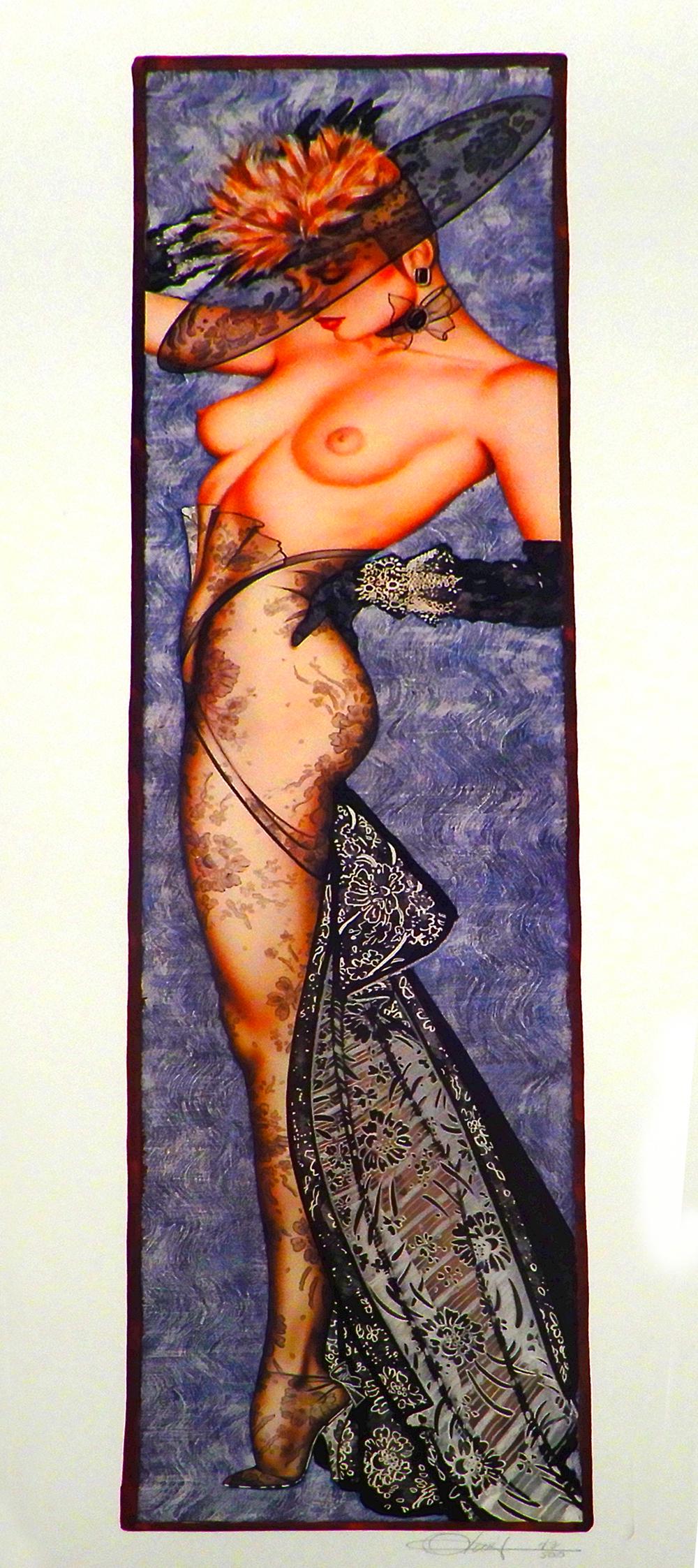 1985 Olivia De Beradinis signed "Moondance" lithograph (1 of 1)