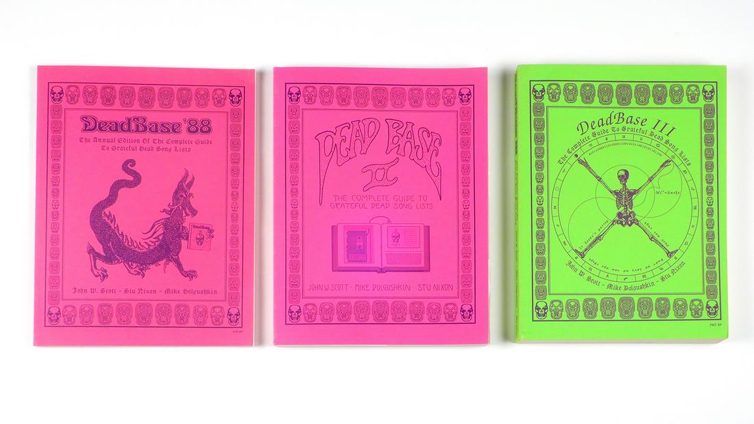 1988 and 1989 Grateful Dead "Dead Base" Books (1 of 2)