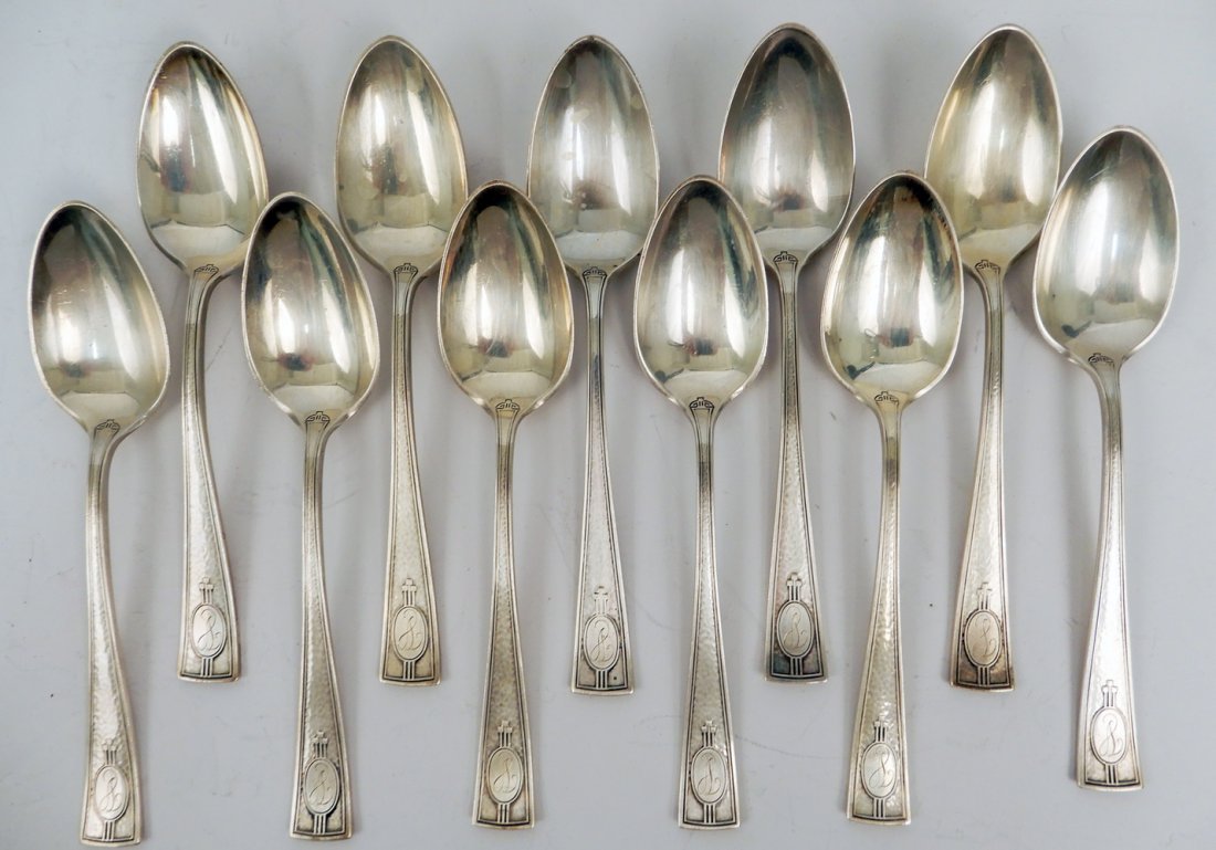 R. Wallace and  Sons sterling silver teaspoons (1 of 2)