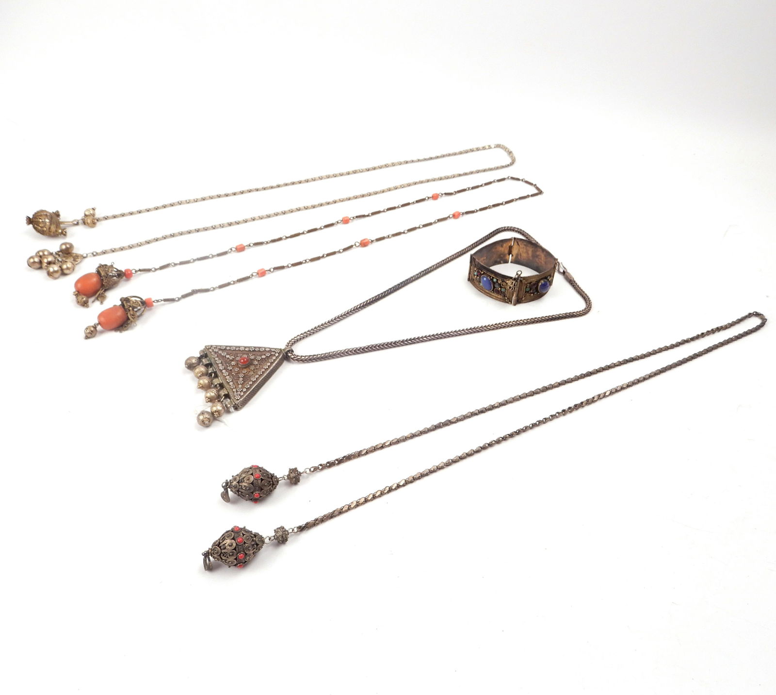 Vintage Bedouin and silver jewelry grouping (1 of 1)