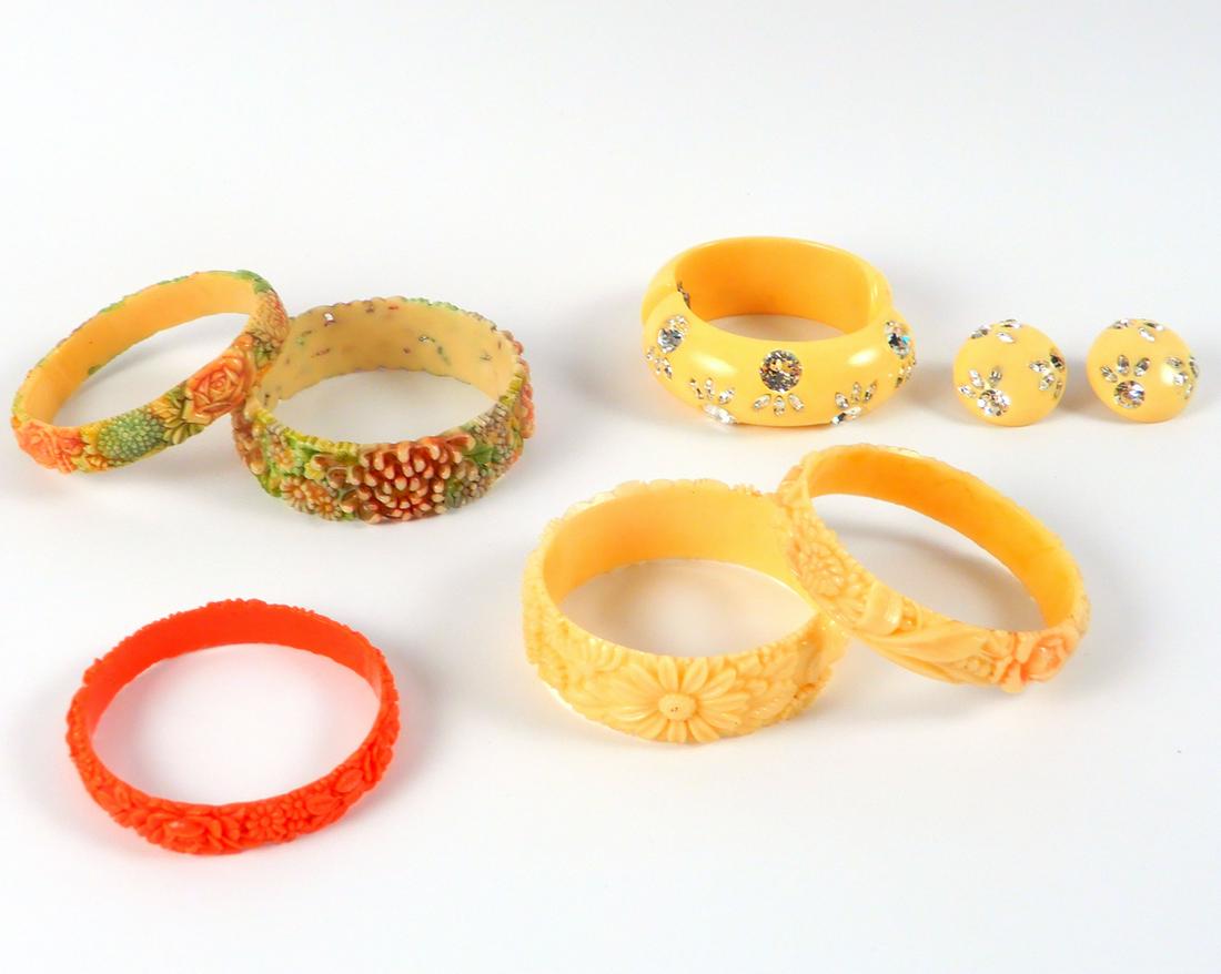 Vintage celluloid jewelry grouping (1 of 1)