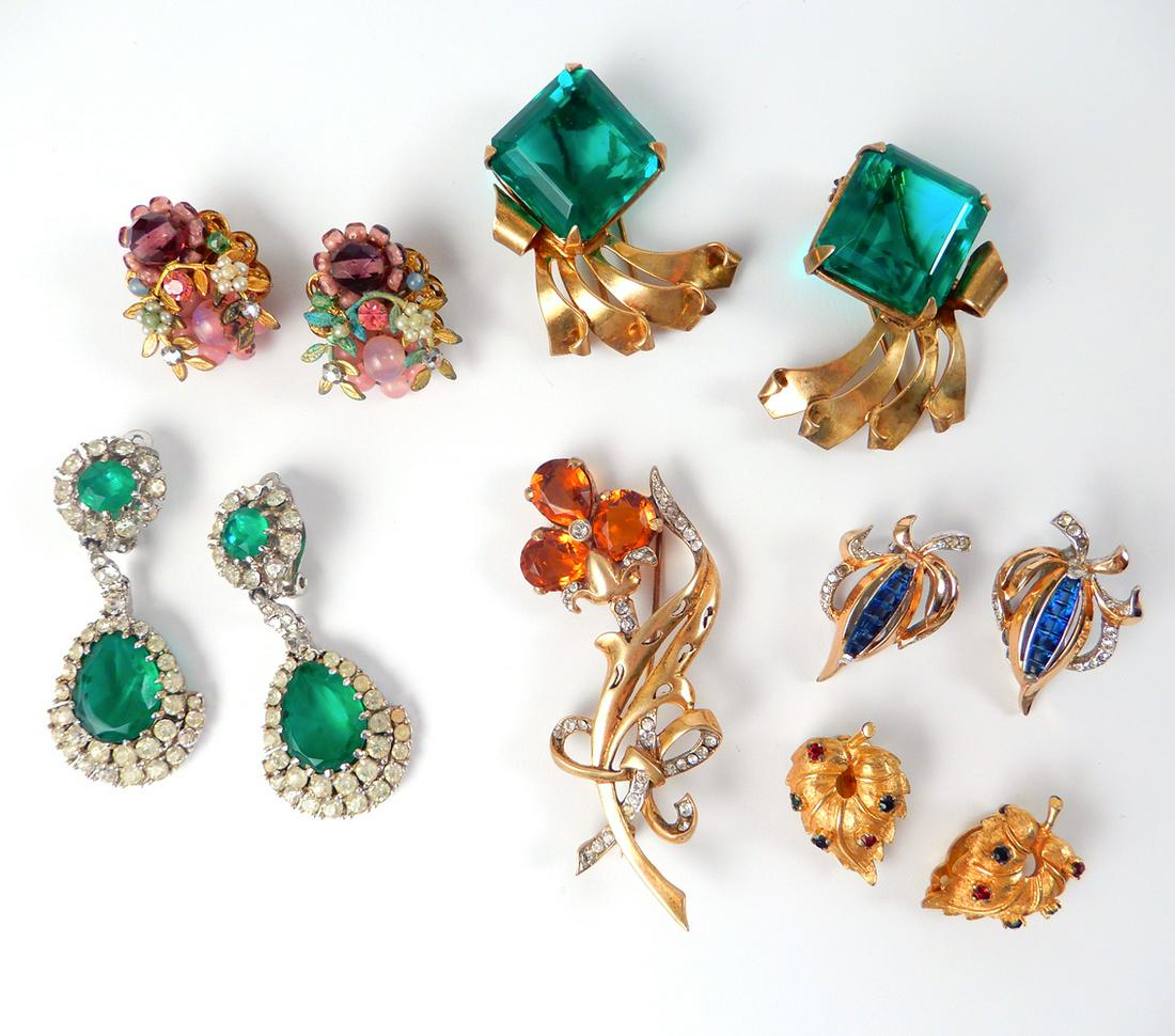 Vintage and signed costume jewelry grouping (1 of 1)