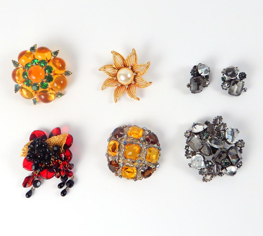 Vintage and signed costume jewelry grouping (1 of 1)
