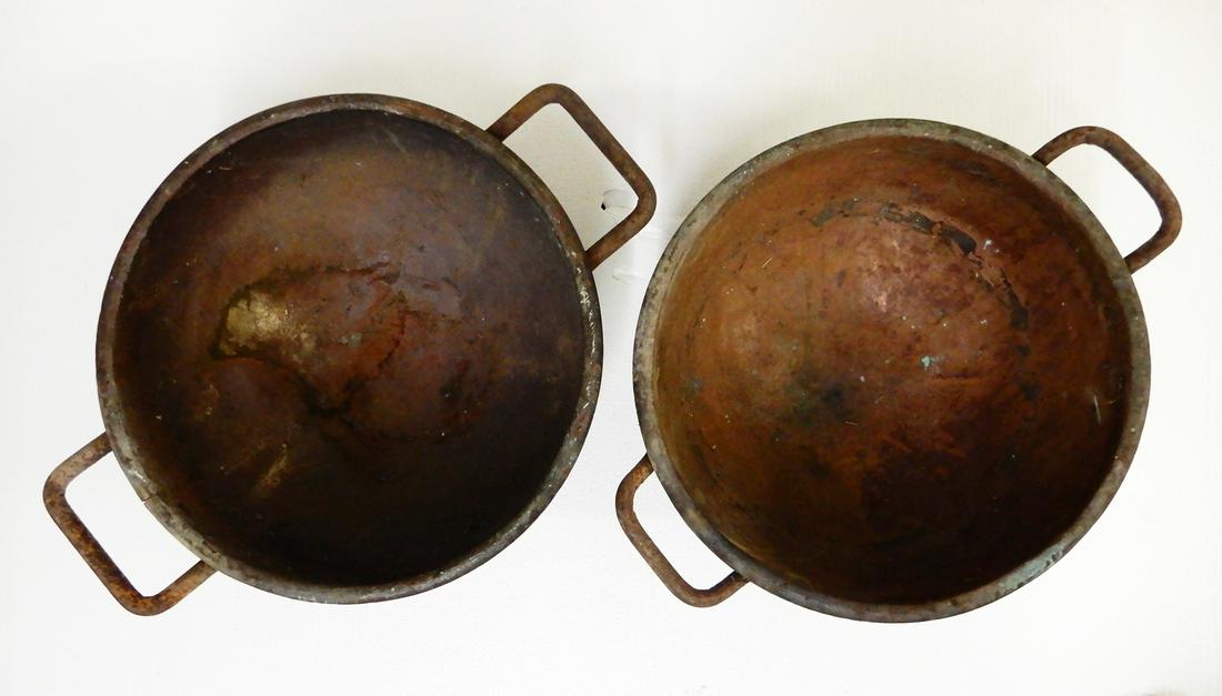 Two copper candy kettles (1 of 3)