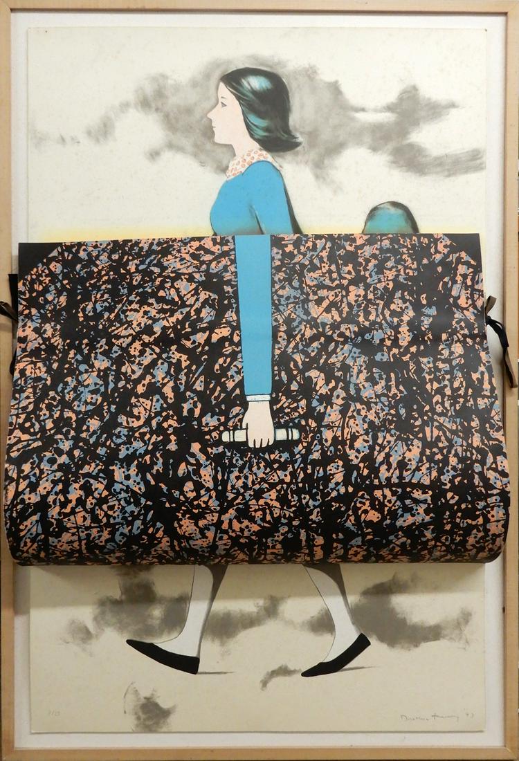 Dorothea Tanning lithograph (1 of 3)