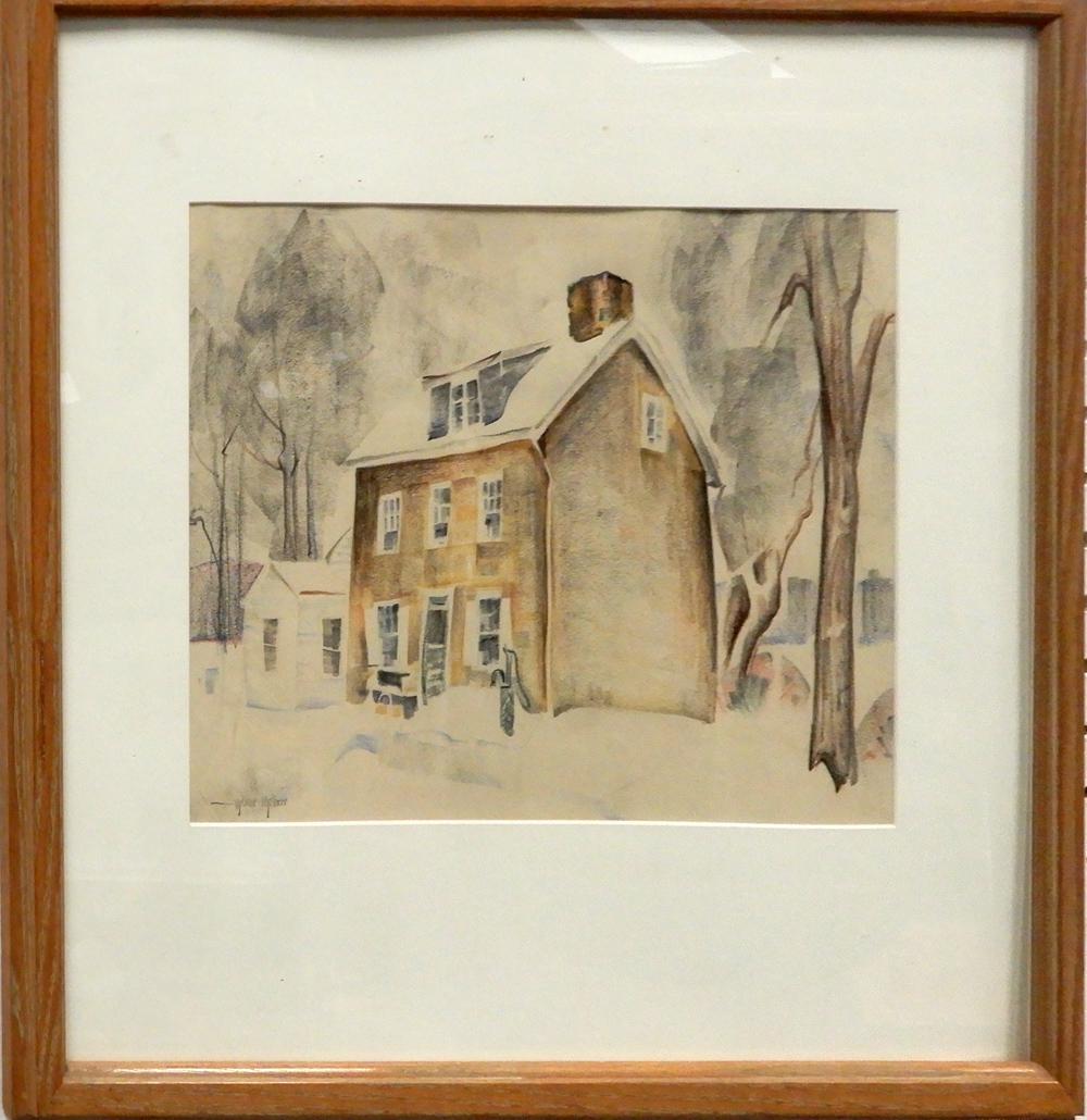 Arthur Meltzer pastel on paper (1 of 3)