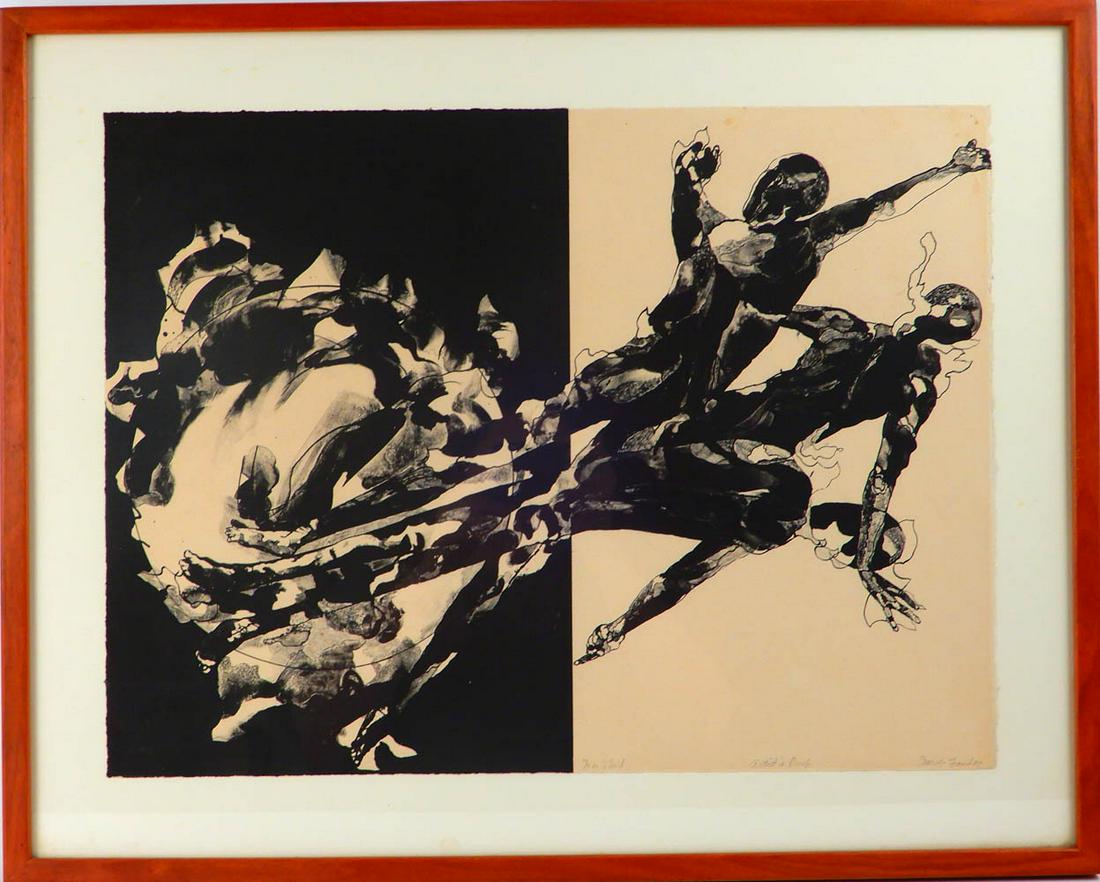 Jacob Landau artist's proof on paper (1 of 3)