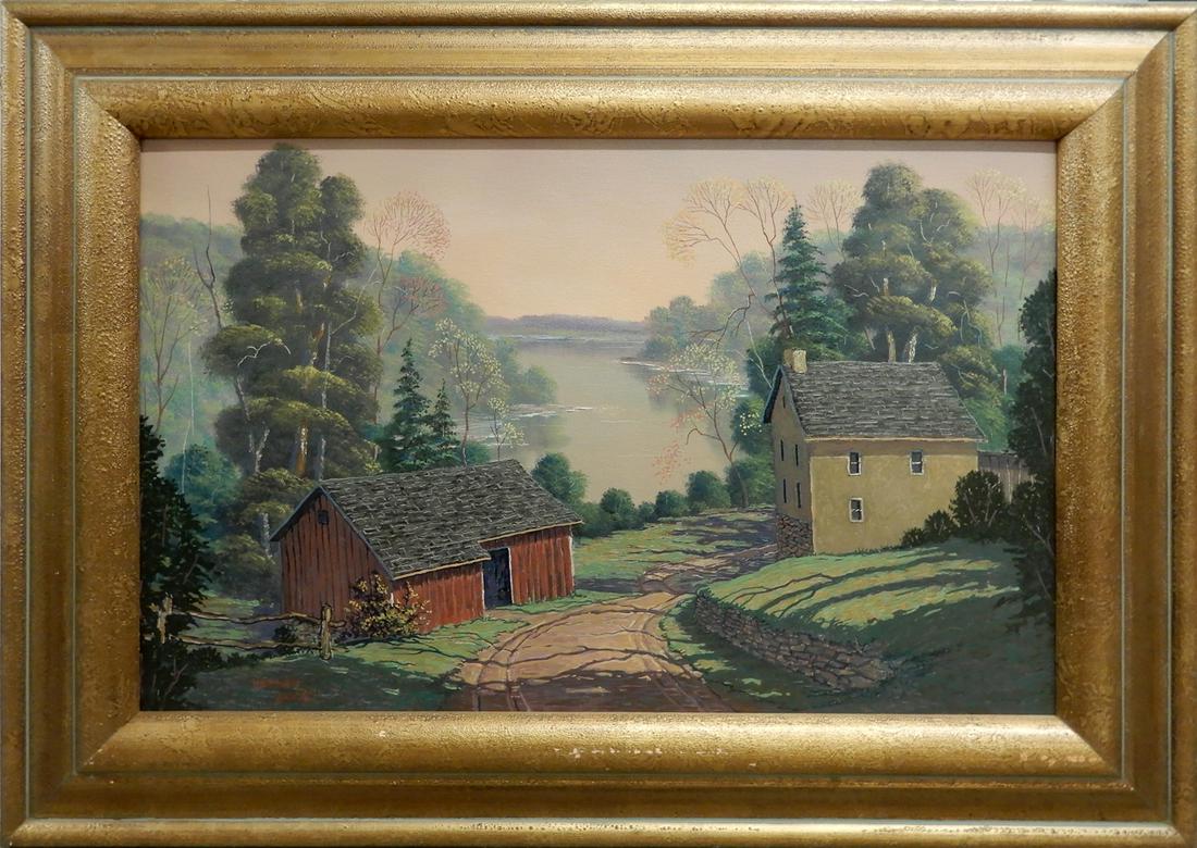 Vernon Wood oil on canvas (1 of 2)