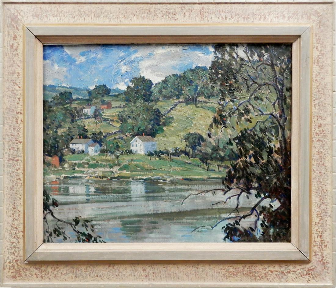 Arthur Meltzer oil on canvas (1 of 3)