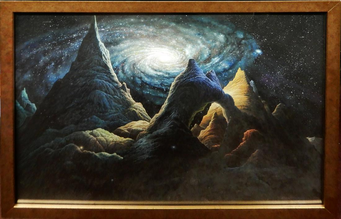 Davis Meltzer gouache on illustration board (1 of 3)