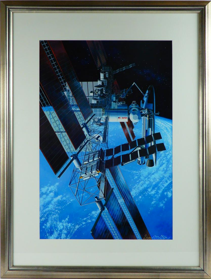 Davis Meltzer gouache on illustration board (1 of 2)