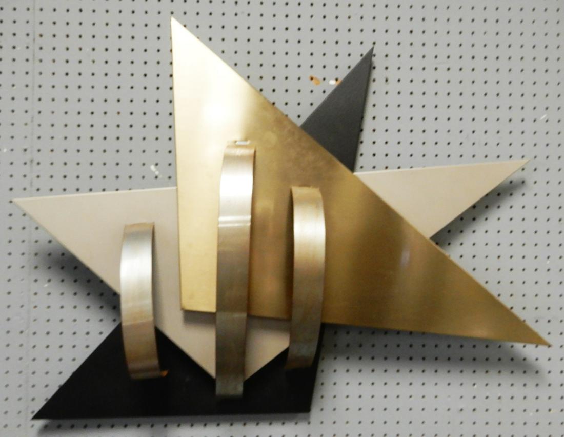 Mid century modern abstract wall sculpture (1 of 1)