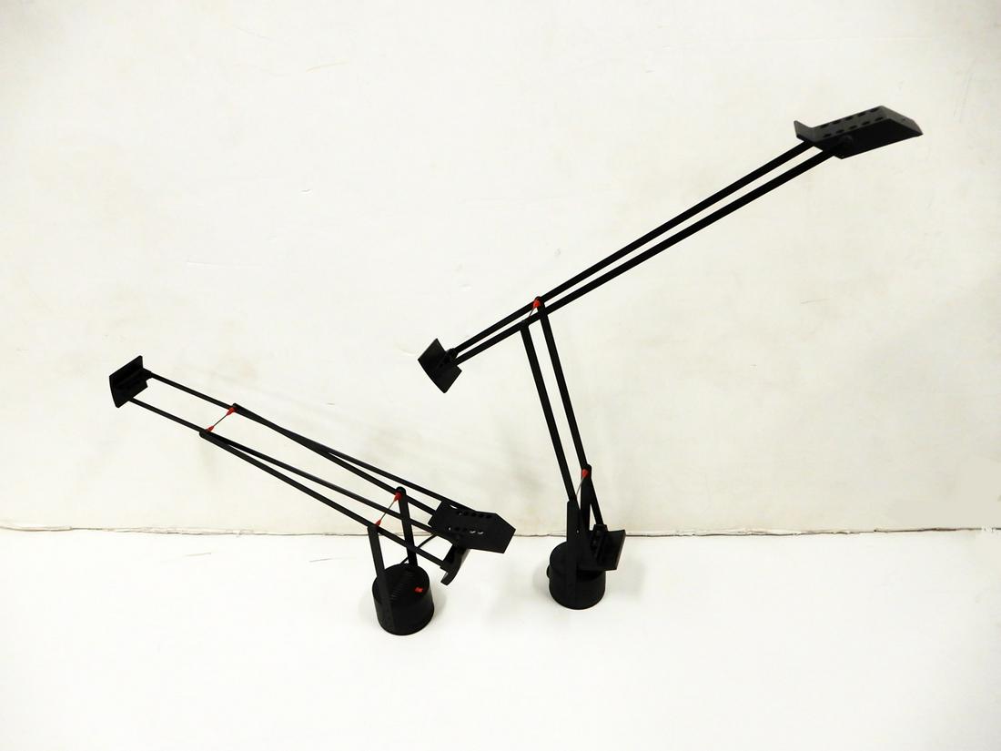 Pair of 1970's Richard Sapper for Artemide Tizio lamps (1 of 2)
