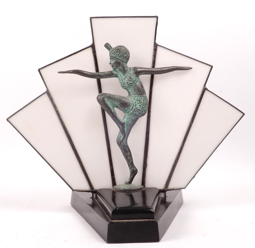 Loevsky & Loevsky Art Deco figural table lamp (1 of 1)