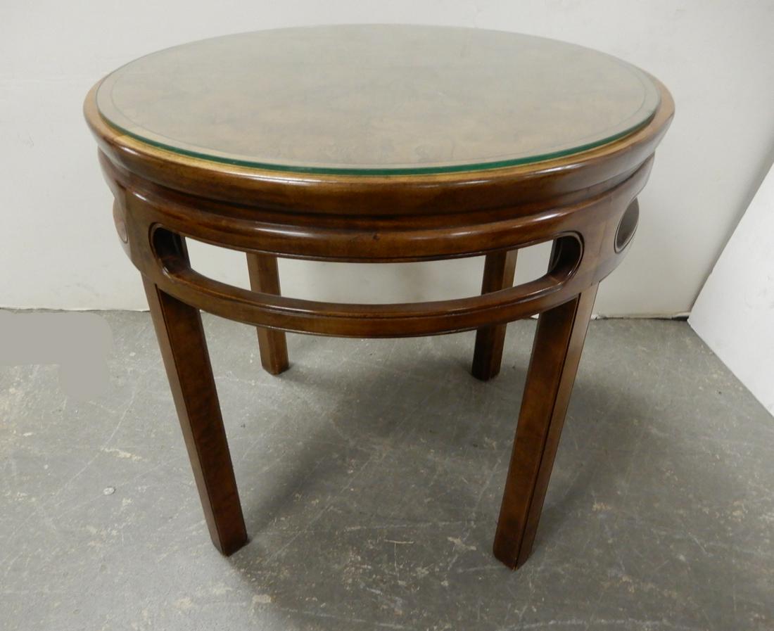 Baker cherry round occasional table (1 of 2)