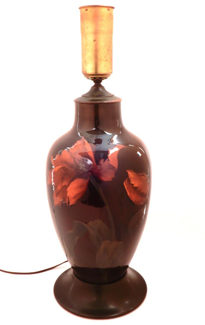 Early 20th C. American art pottery table lamp (1 of 1)