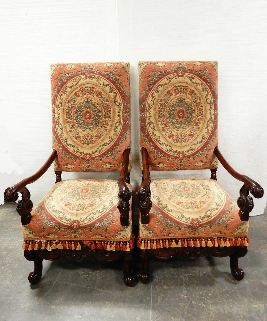 Pr. Southwood Reproductions Louis XIV armchairs (1 of 4)