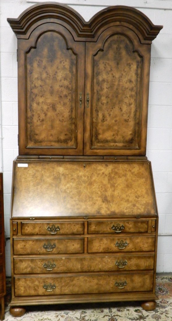 Adams style painted wood secretary desk (1 of 1)