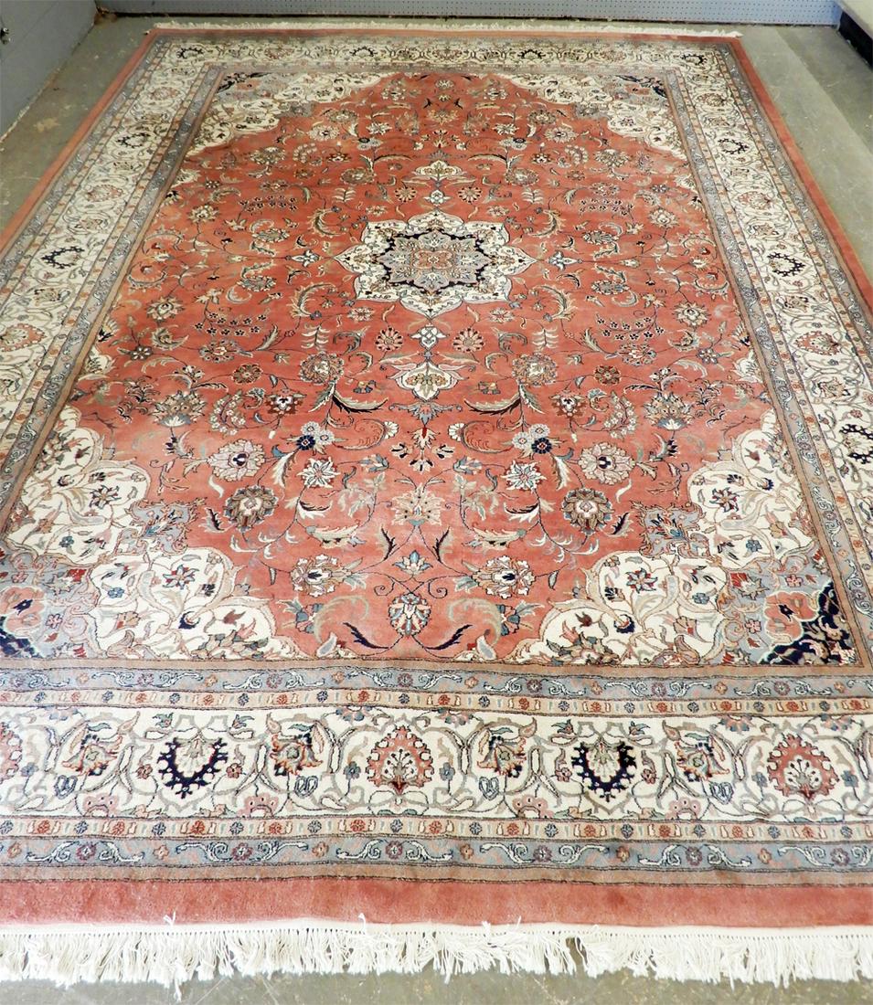 Agra hand tied fine Persian carpet (1 of 1)