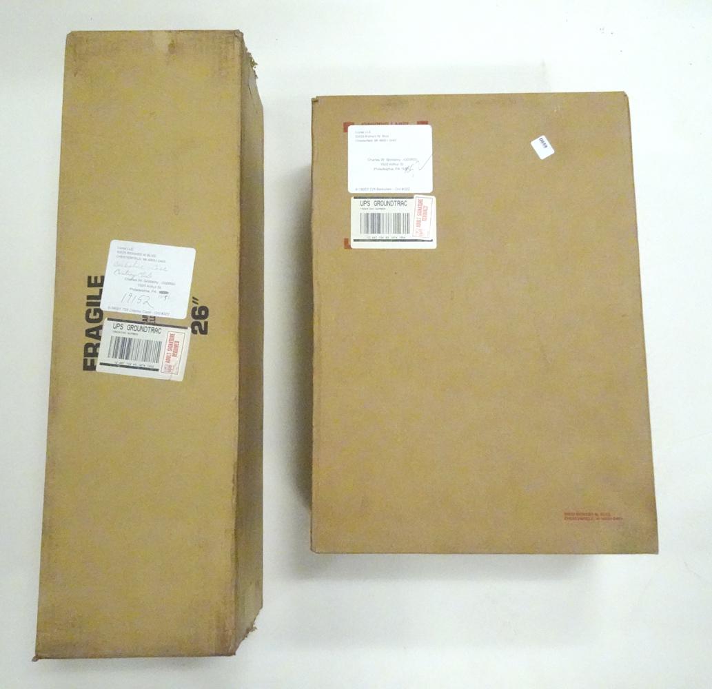 1997 Lionel O gauge #18053 Anniversary Berkshire 2-8-4: 1997 Lionel O gauge #18053 Anniversary Berkshire 2-8-4 steam locomotive and tender in sealed Lionel shipping box. This was part of the Century Club special orders. Shipping box measures 21" X 15 " X 7