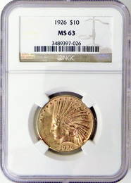 1926 $10 U.S. Indian gold piece