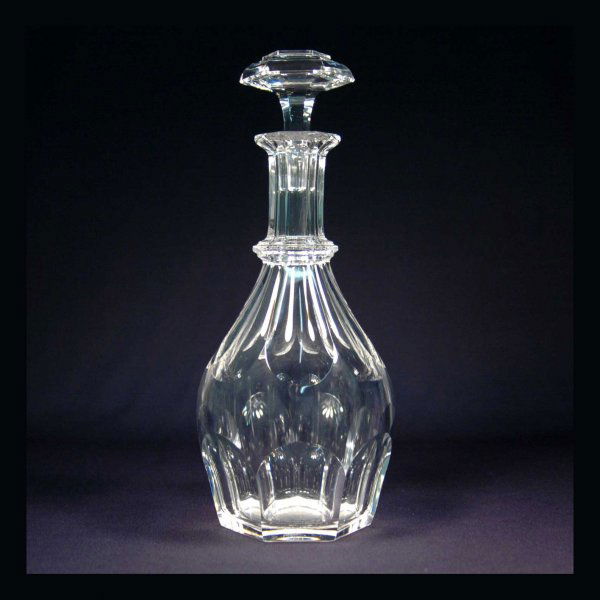60 Baccarat crystal decanter, acid etched mark on bott