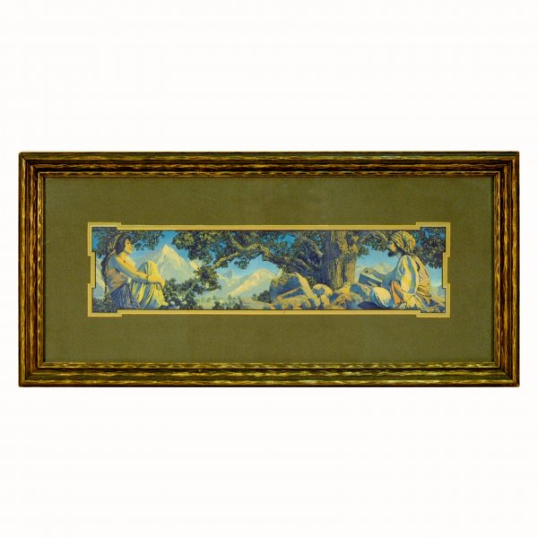 Maxfield Parrish volchrome print "The Rubaiyat", "