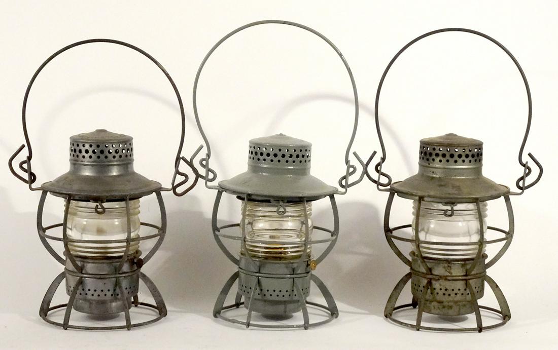 Three Dressel railroad lanterns (1 of 4)
