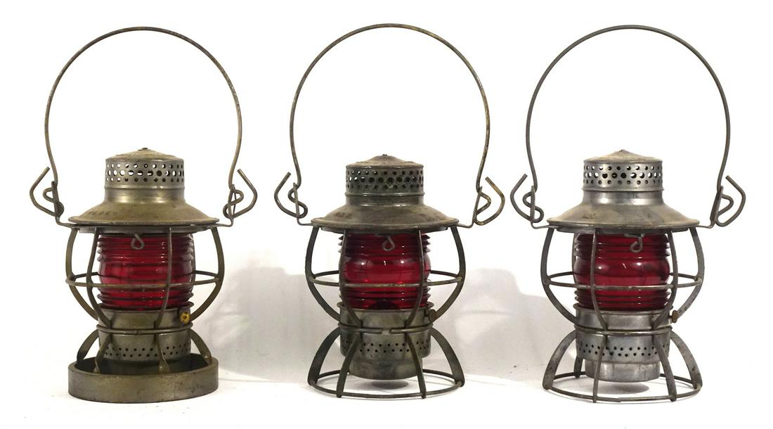 Three Dressel railroad lanterns (1 of 4)