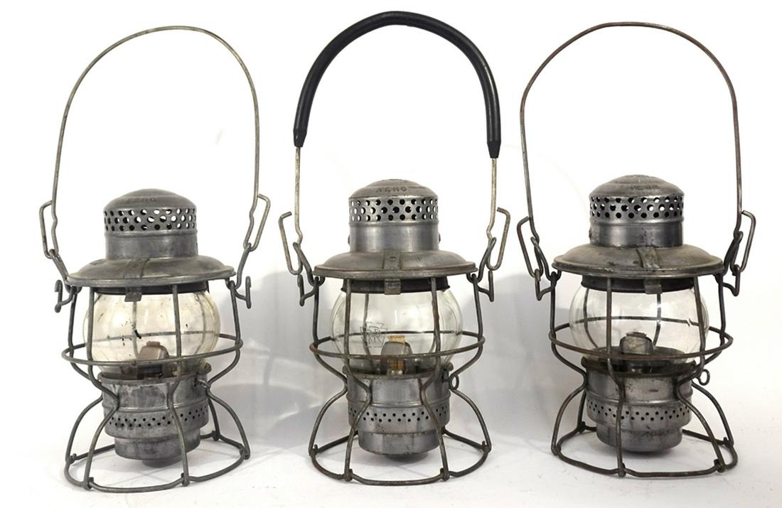 Three Adams Westlake Co. Adlake railroad lanterns (1 of 4)