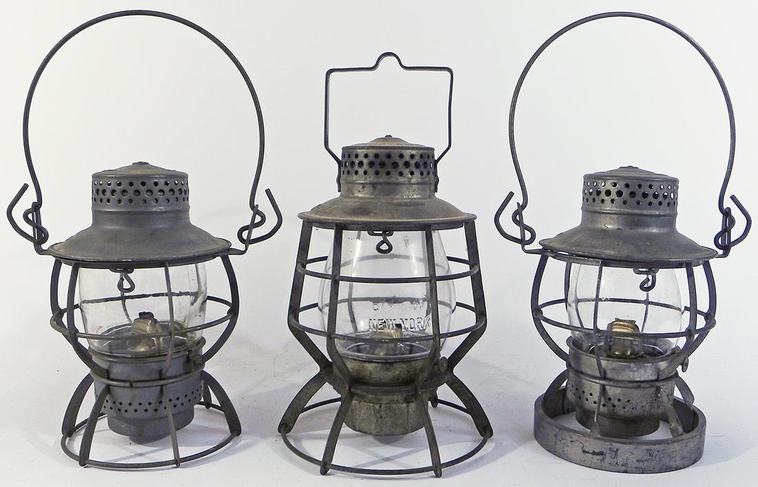 Three Dressel railroad lanterns (1 of 4)