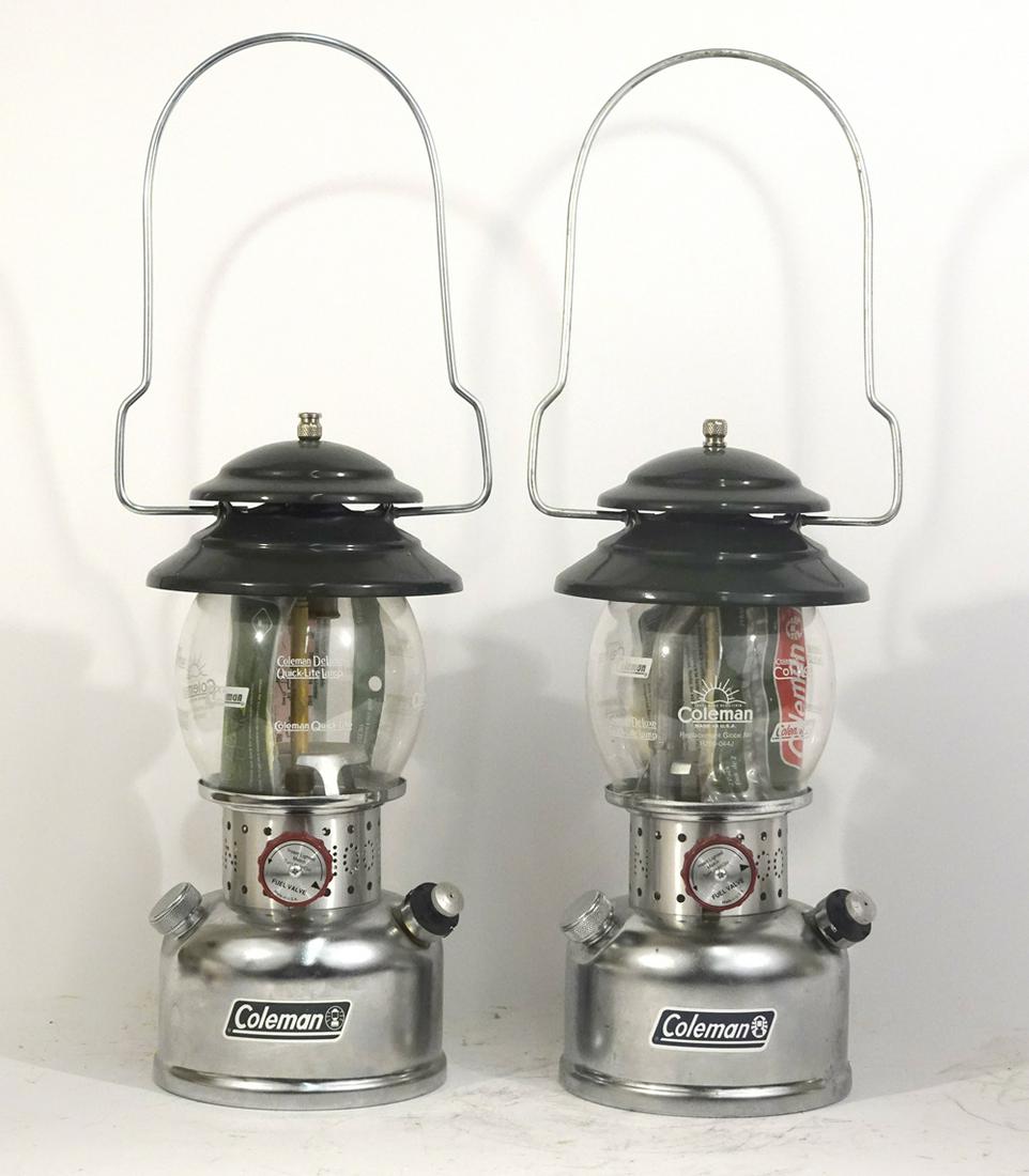 Pr. Coleman 290A410T camping lanterns (1 of 2)