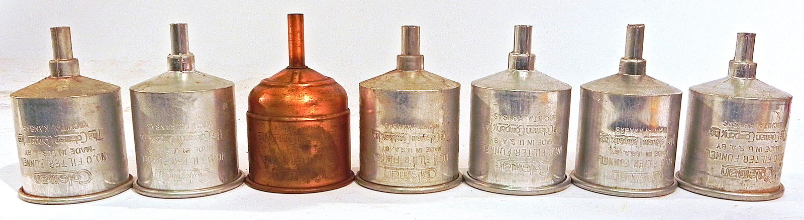 7 Coleman camping lantern No. 0 Filter Funnels (1 of 2)