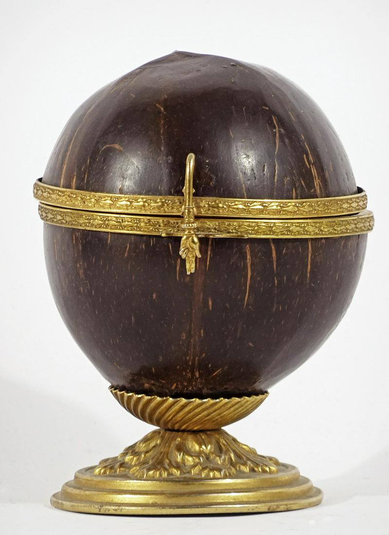 Bronze mounted coconut shell (1 of 2)