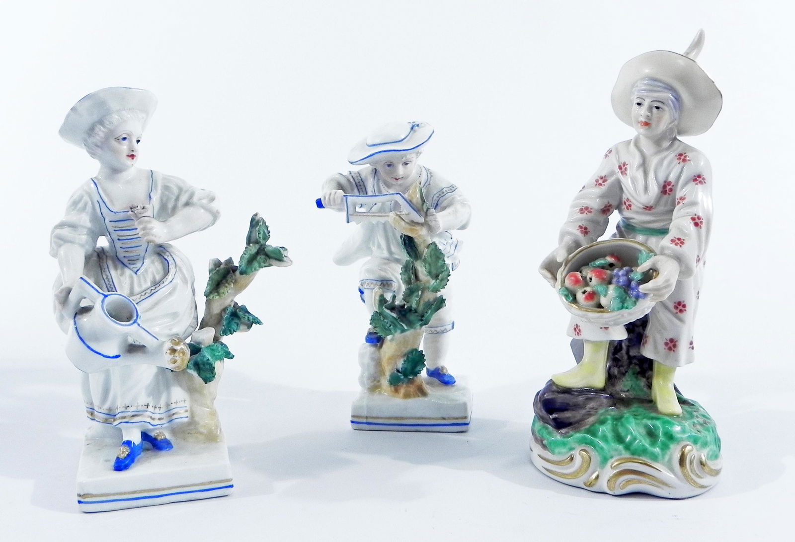 Three Continental porcelain figures (1 of 2)