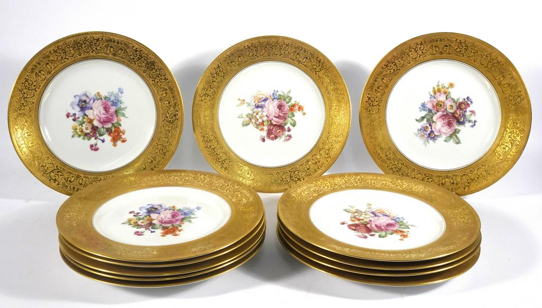 Royal Bavarian Hutschenreuther dinner plates (1 of 1)