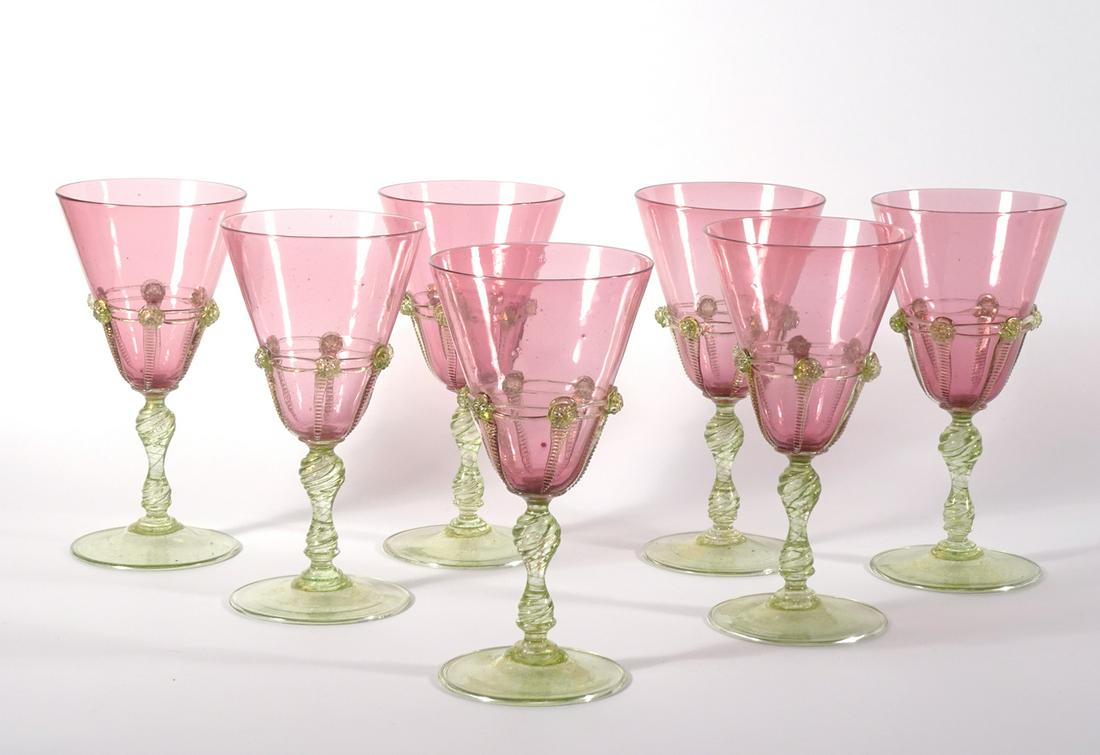 Salviatti Venetian glass goblets (1 of 1)