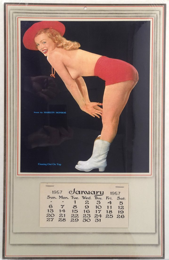 Original 1957 Marilyn Monroe calendar (1 of 1)