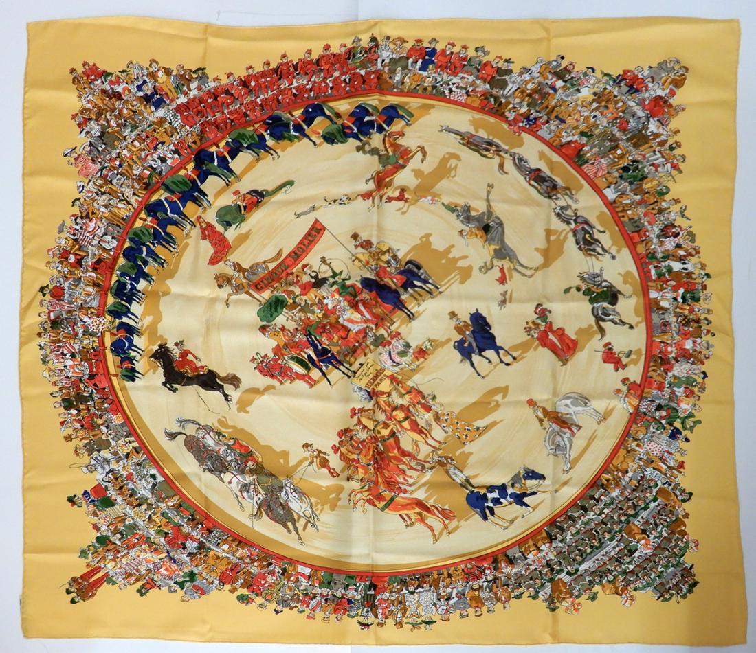 Hermes Paris Cirque Molier silk scarf, (1 of 2)