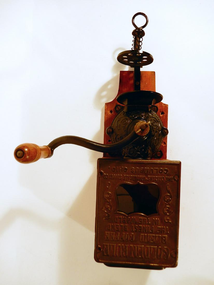 Golden Rule Coffee wall mount coffee grinder (1 of 1)